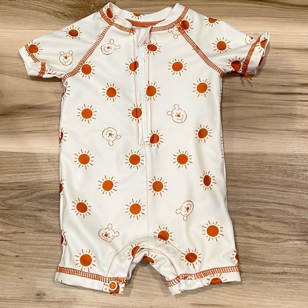 Disney Baby Pooh Swim Rash Guard Baby 3-6 Months Unisex